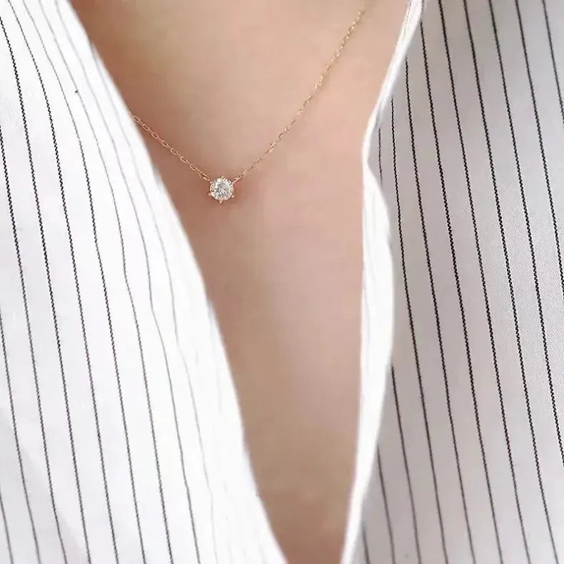 Twinkle Thread Sterling Silver Necklace