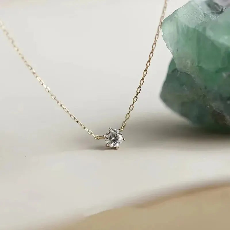 Twinkle Thread Sterling Silver Necklace