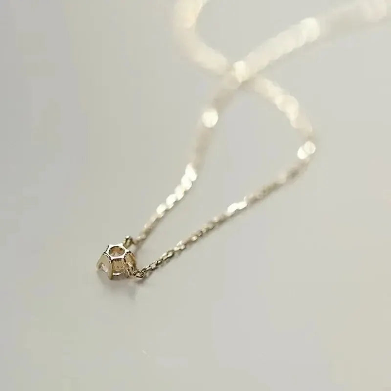 Twinkle Thread Sterling Silver Necklace