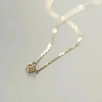 Twinkle Thread Sterling Silver Necklace