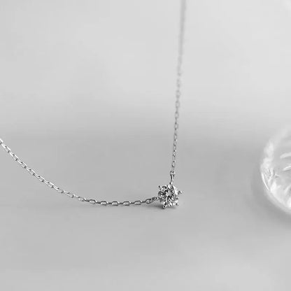Twinkle Thread Sterling Silver Necklace