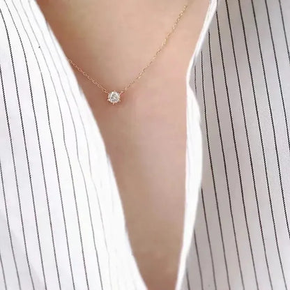 Twinkle Thread Sterling Silver Necklace